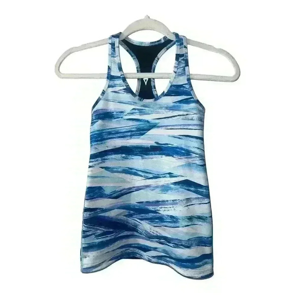 Ivivva by Lululemon Girls Blue Racerback Tank, Approx Size 6 - Picture 1 of 7